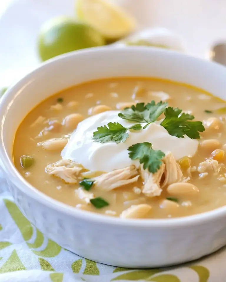 Moms White Chicken Chili