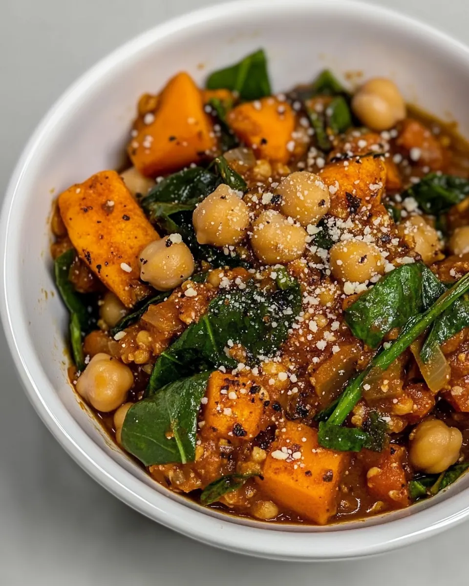 Moroccan Chickpea Sweet Potato Stew