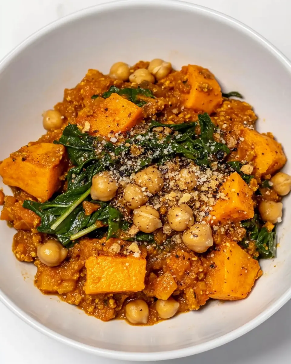 Moroccan Chickpea Sweet Potato Stew