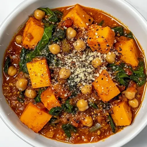 Moroccan Chickpea Sweet Potato Stew