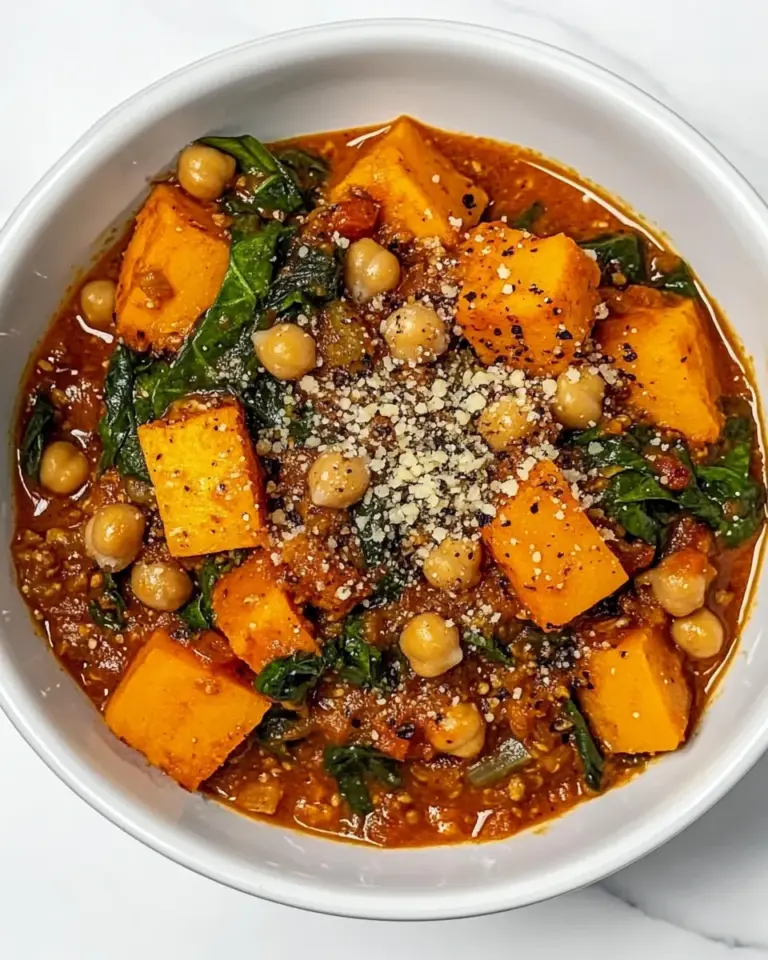 Moroccan Chickpea Sweet Potato Stew
