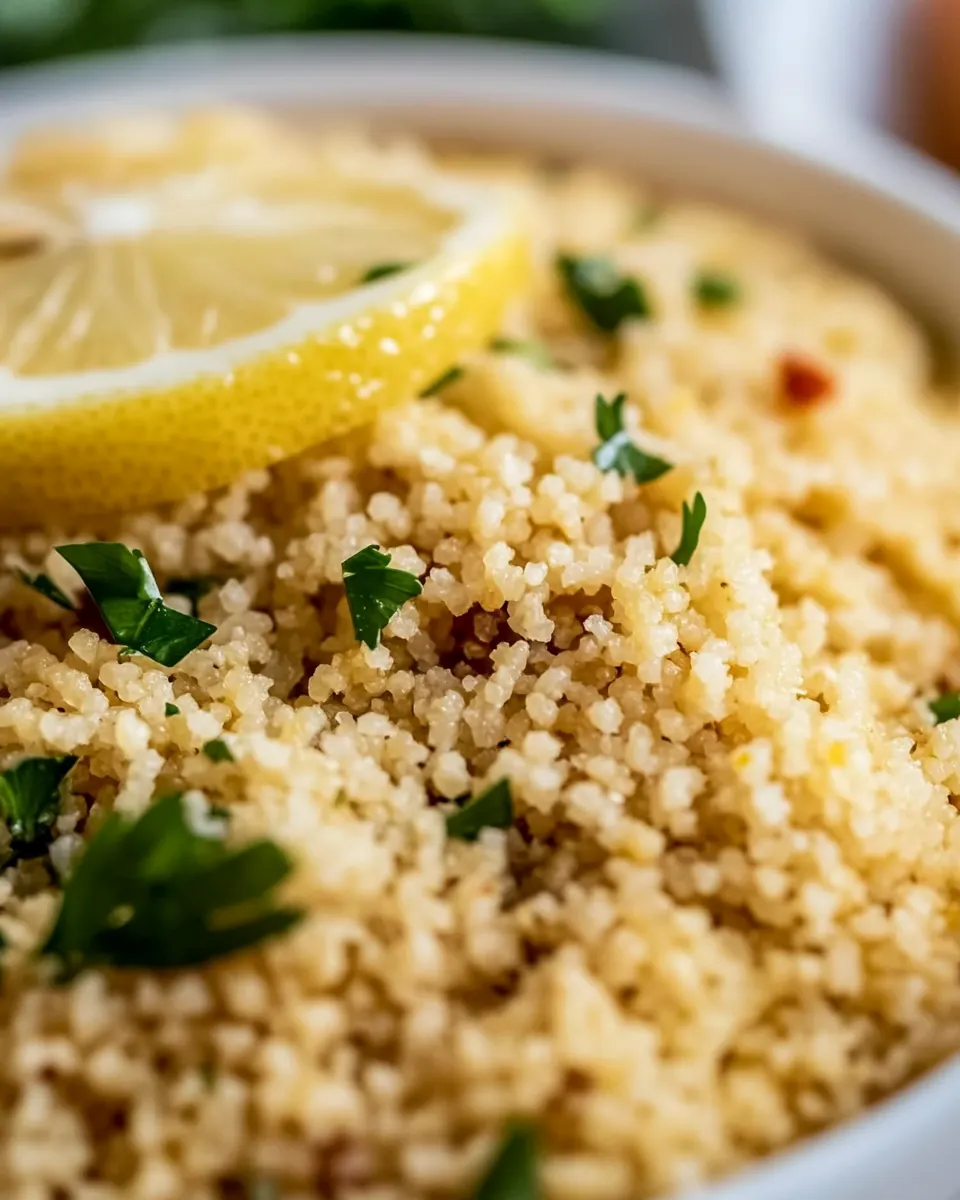 Moroccan Lemon Couscous