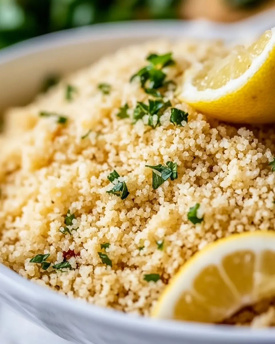 Moroccan Lemon Couscous
