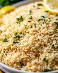 Moroccan Lemon Couscous