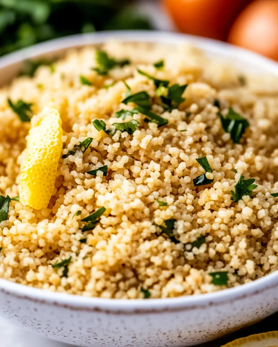 Moroccan Lemon Couscous