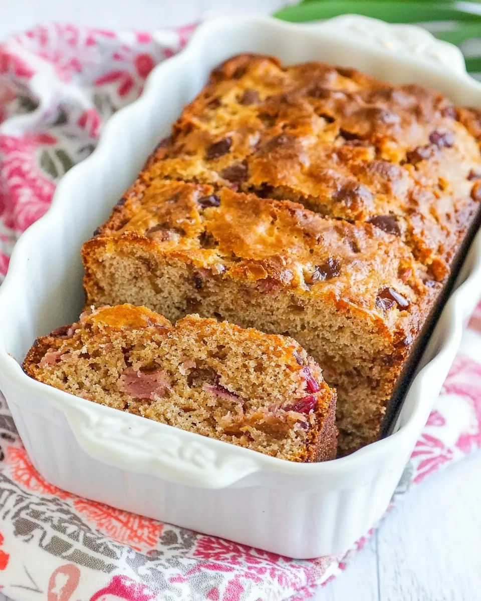 Mrs Proctors Rhubarb Bread