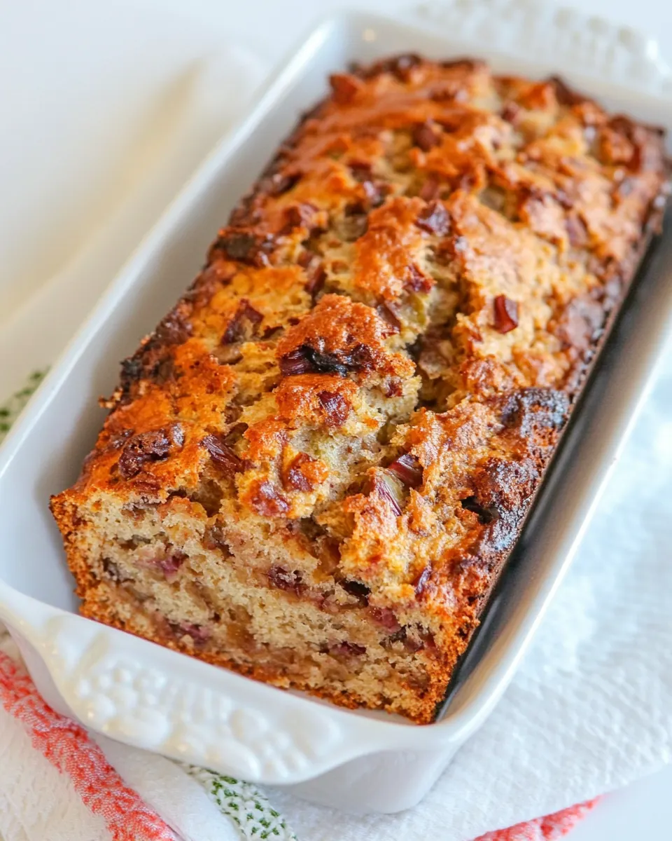 Mrs Proctors Rhubarb Bread