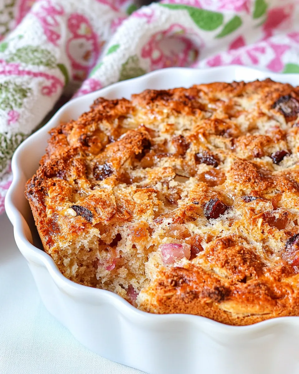 Mrs Proctors Rhubarb Bread