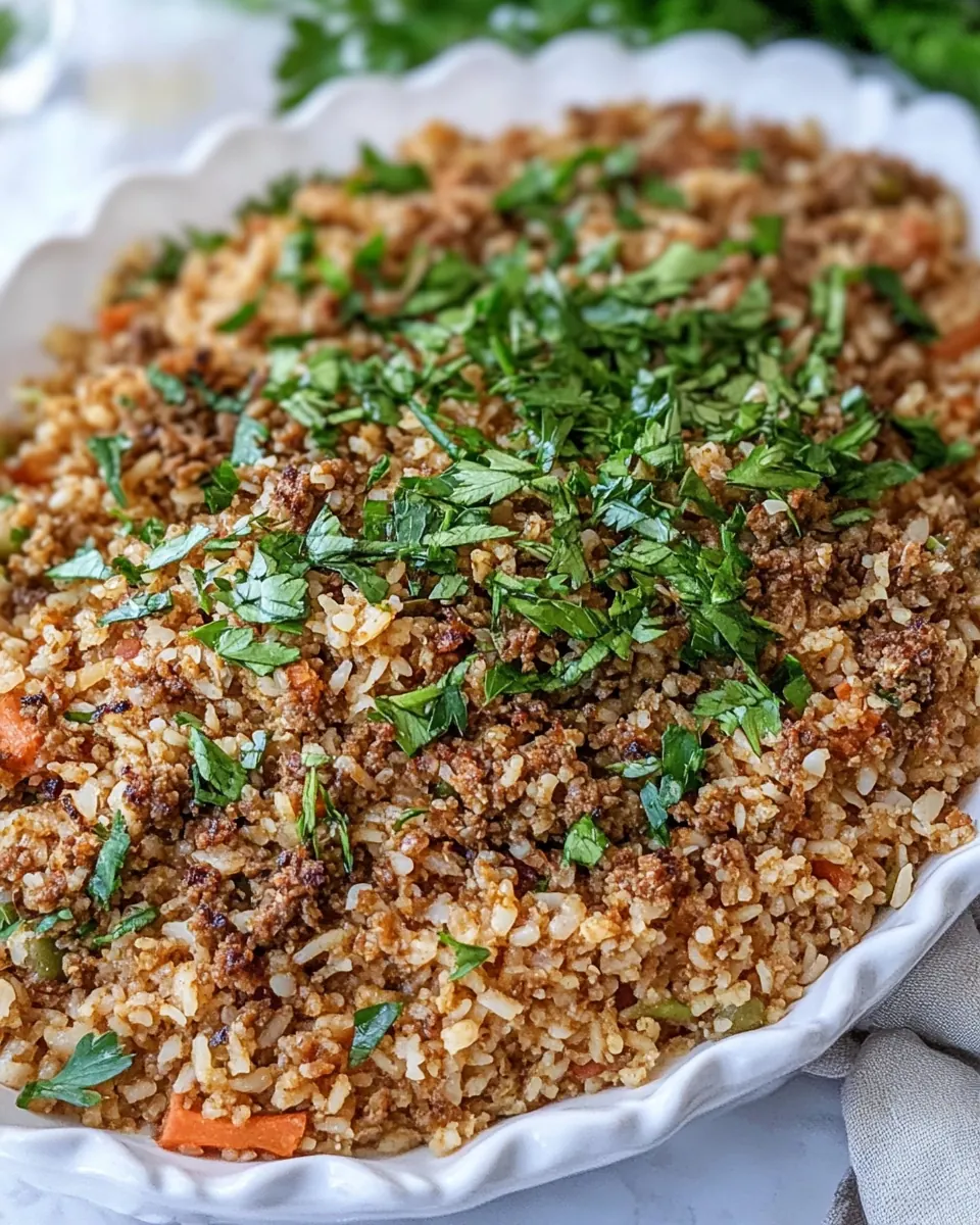 Mujadara With Bulgur