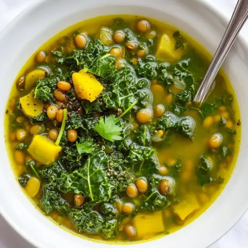 Mung Bean and Kale Soup