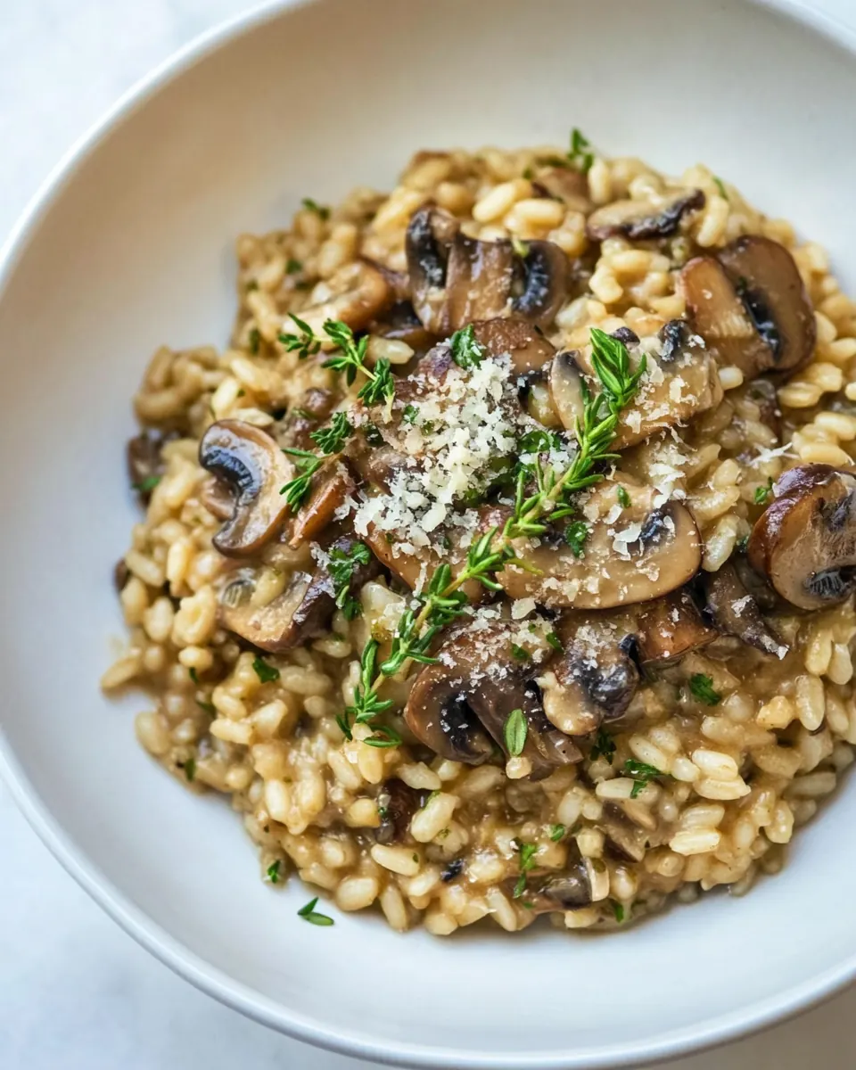 Mushroom Risotto