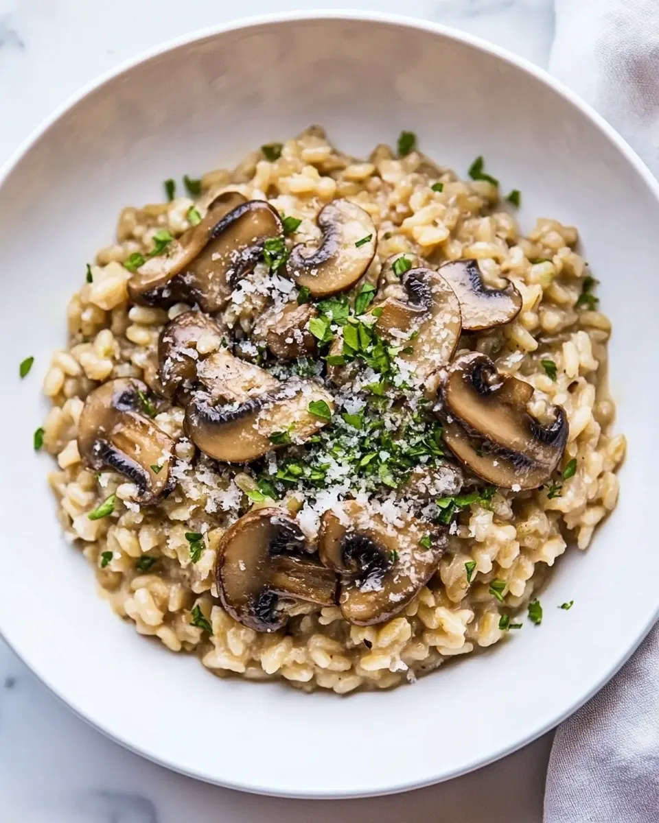 Mushroom Risotto