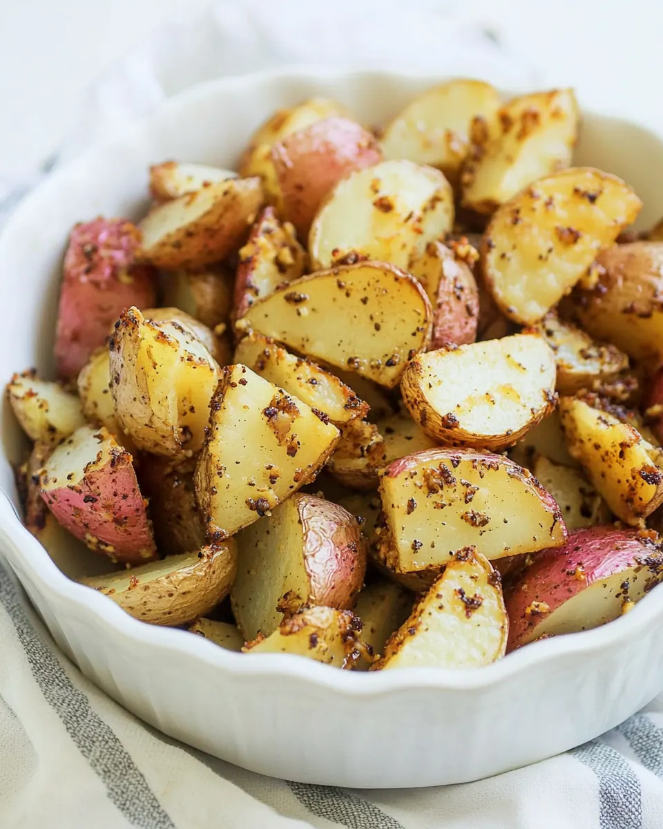 Mustard Roasted Potatoes