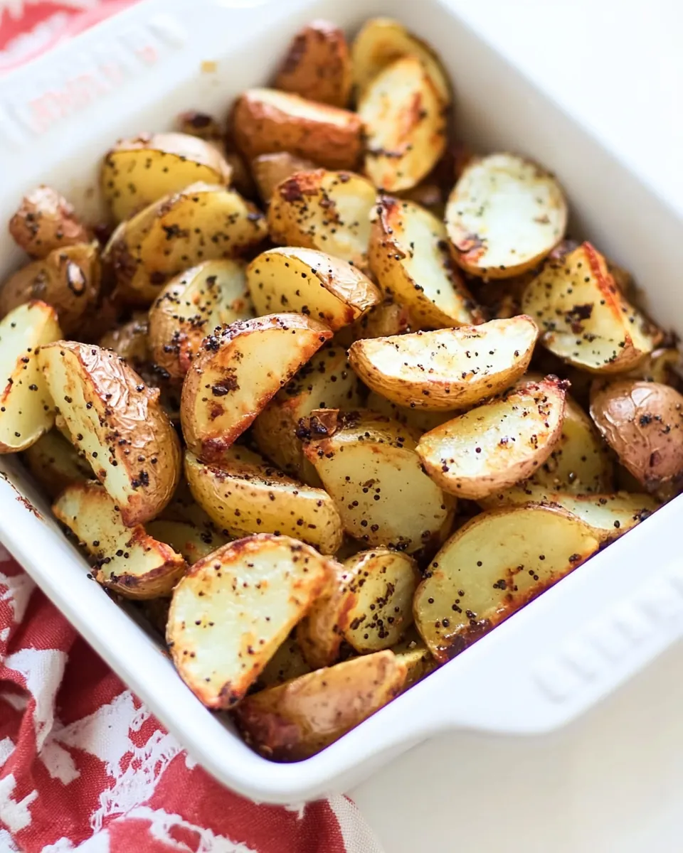 Mustard Roasted Potatoes