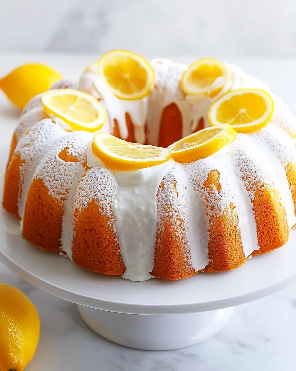 My Big Fat Greek Yogurt Meyer Lemon Bundt Cake