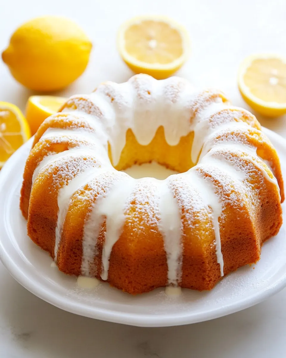 My Big Fat Greek Yogurt Meyer Lemon Bundt Cake