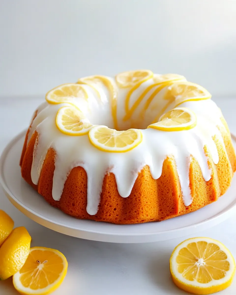 My Big Fat Greek Yogurt Meyer Lemon Bundt Cake