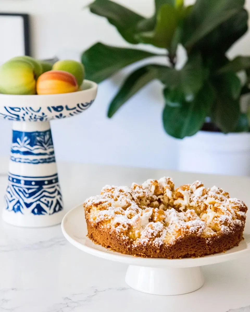 Nectarine Coffee Cake