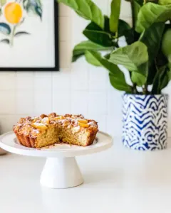 Nectarine Coffee Cake