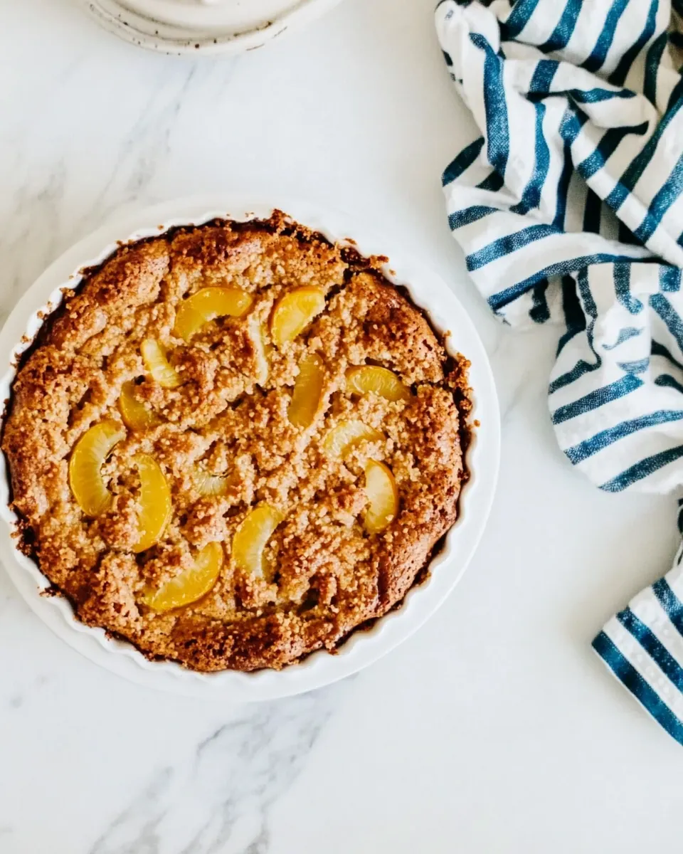 Nectarine Coffee Cake
