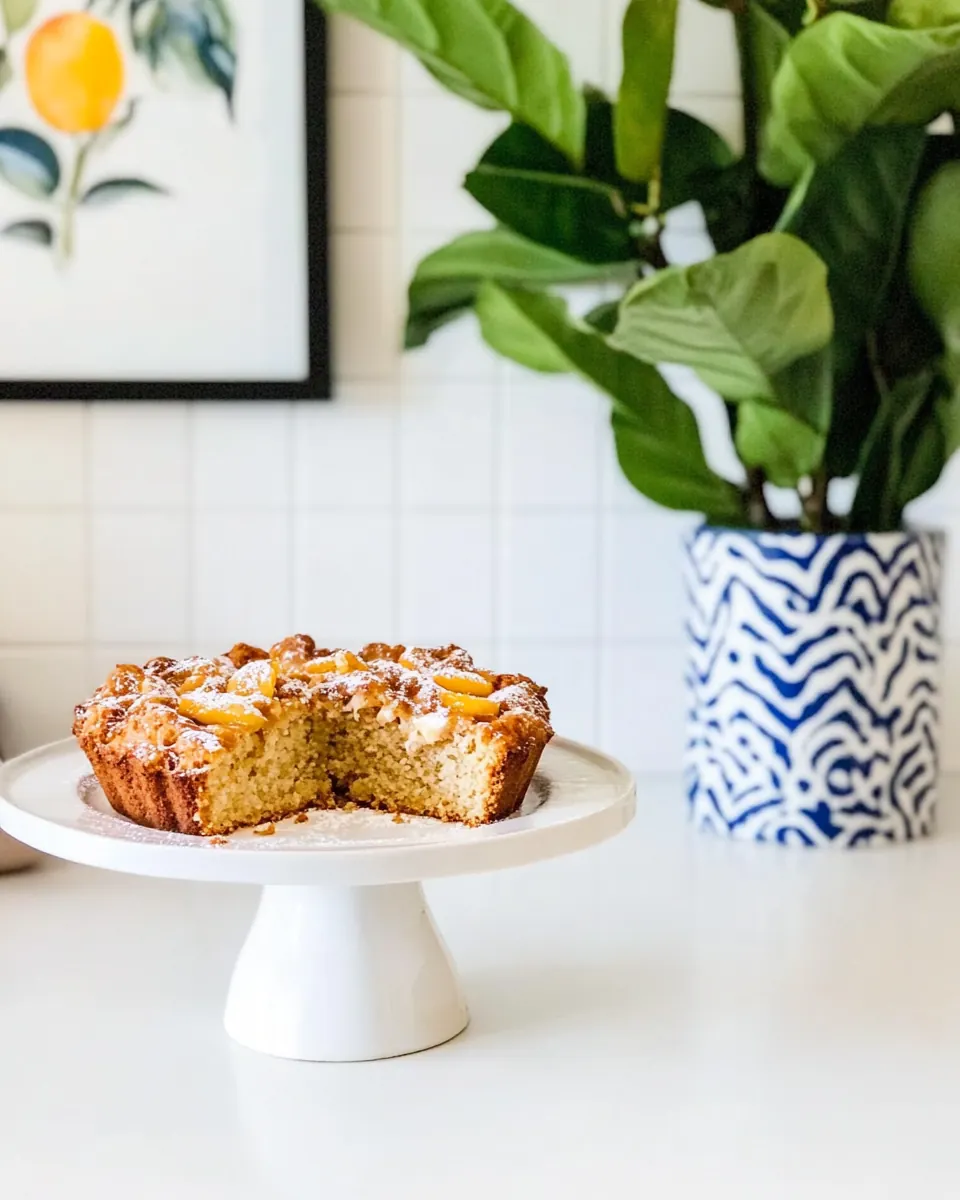 Nectarine Coffee Cake