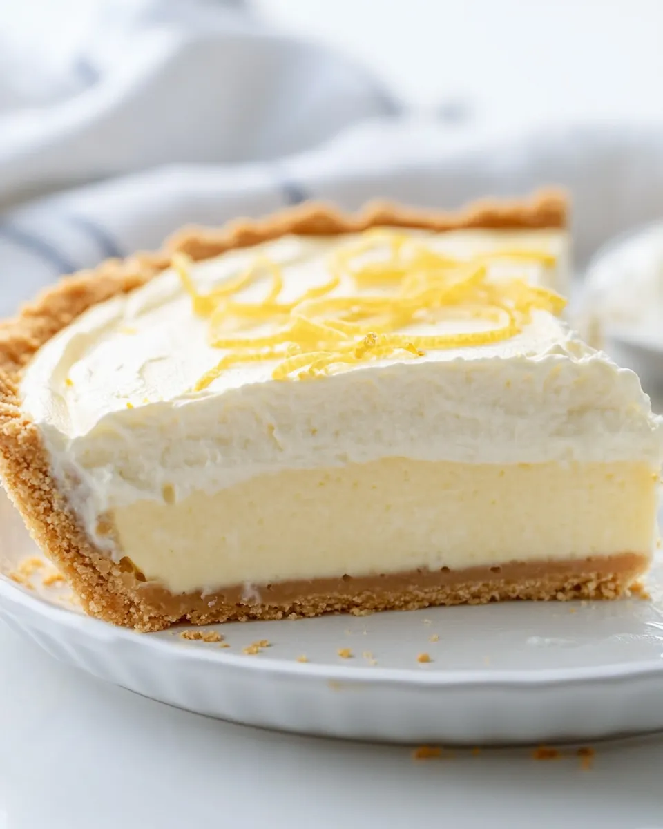 No Bake Lemon Icebox Pie