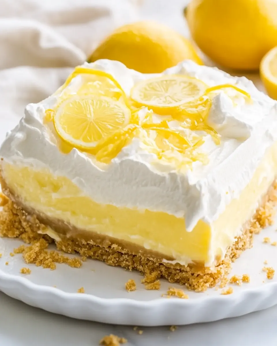 No Bake Lemon Pie