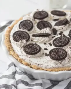 No Bake Oreo Pie