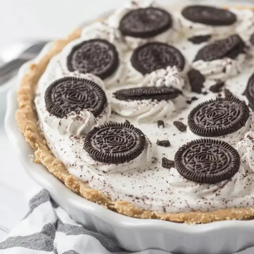 No Bake Oreo Pie