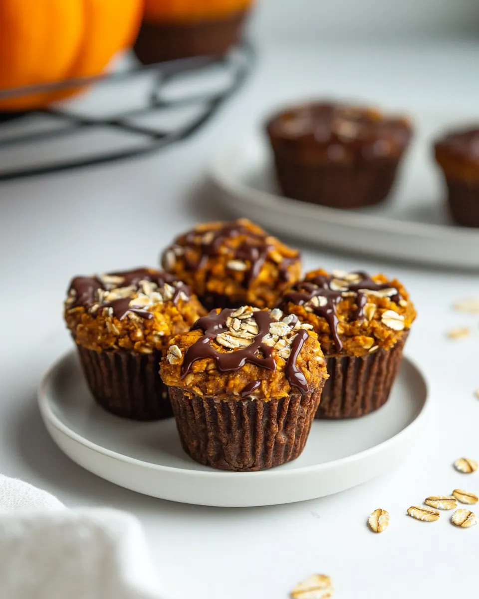 No Bake Pumpkin Oatmeal Cups