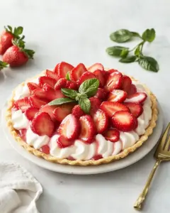 No Bake Strawberry Pie