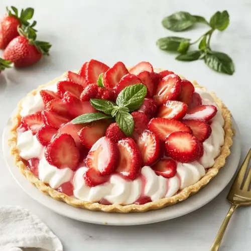 No Bake Strawberry Pie