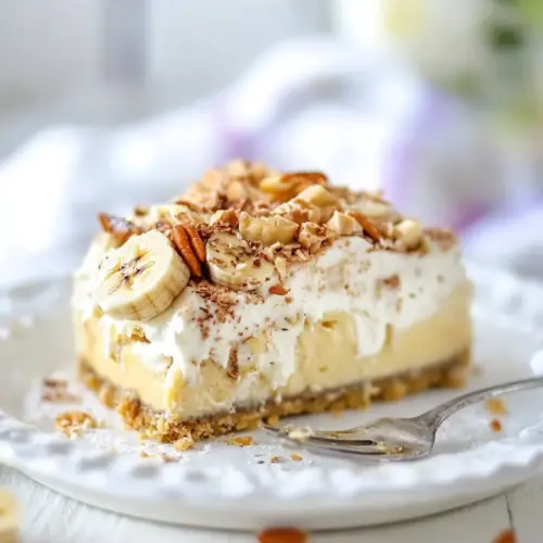 No Bake Vegan Banana Cream Pie