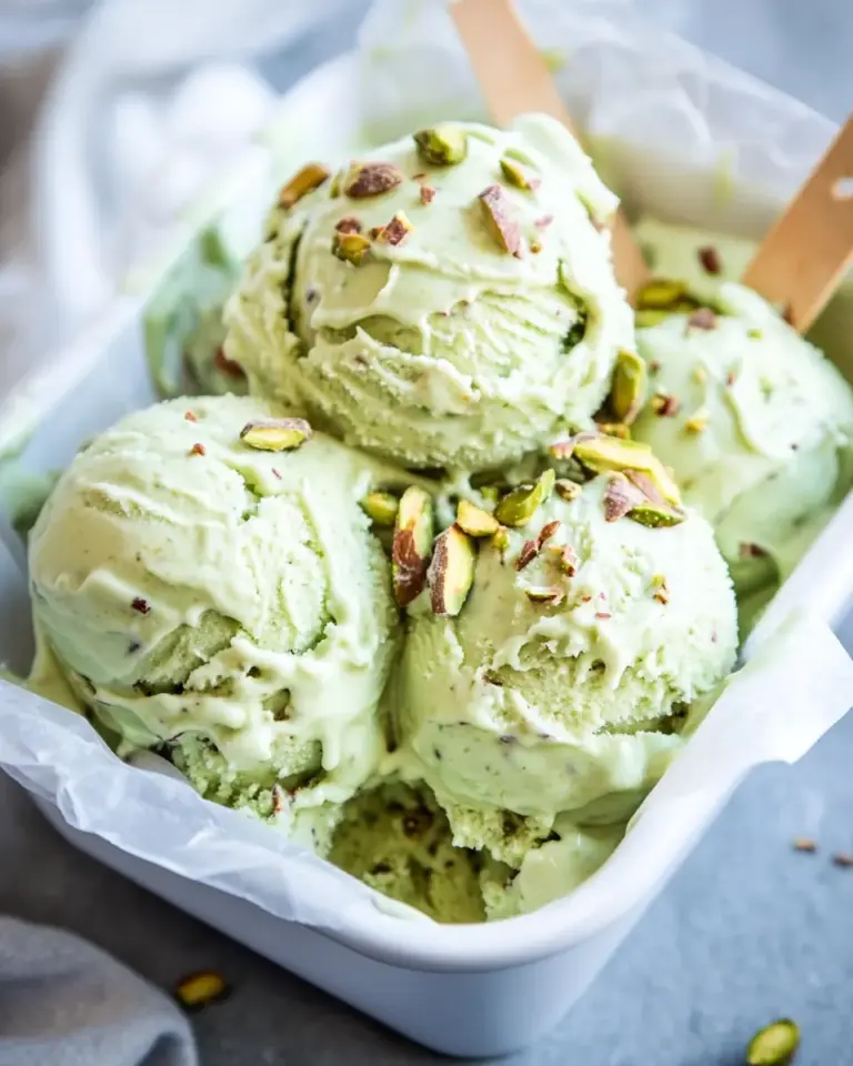 No Churn Avocado Pistachio Ice Cream