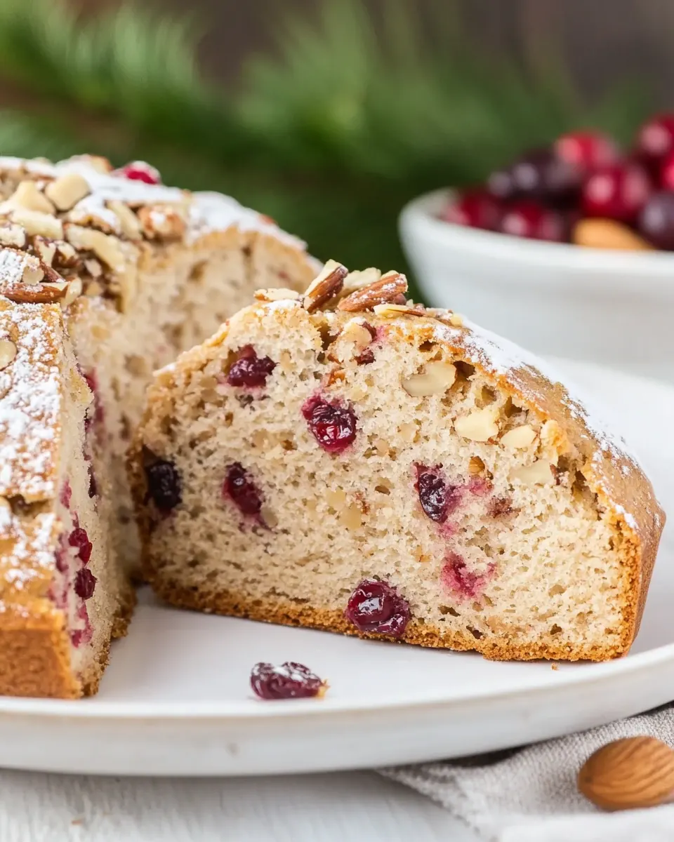 No Knead Cranberry Walnut Bread