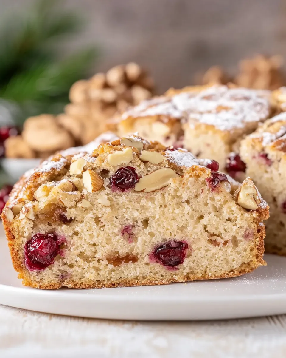 No Knead Cranberry Walnut Bread