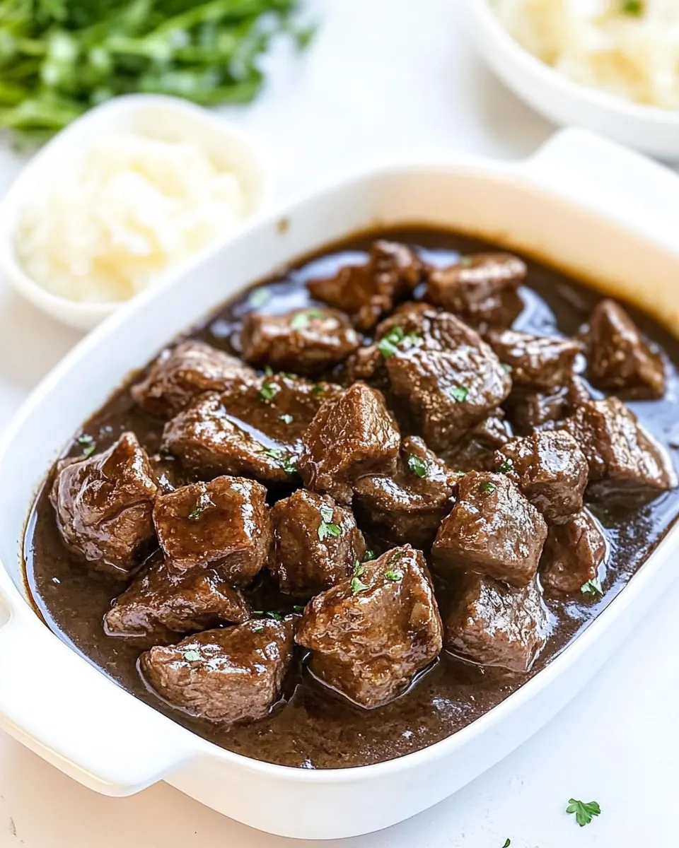 No Peek Beef Tips