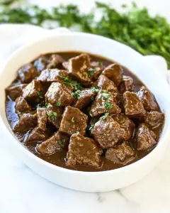 No Peek Beef Tips