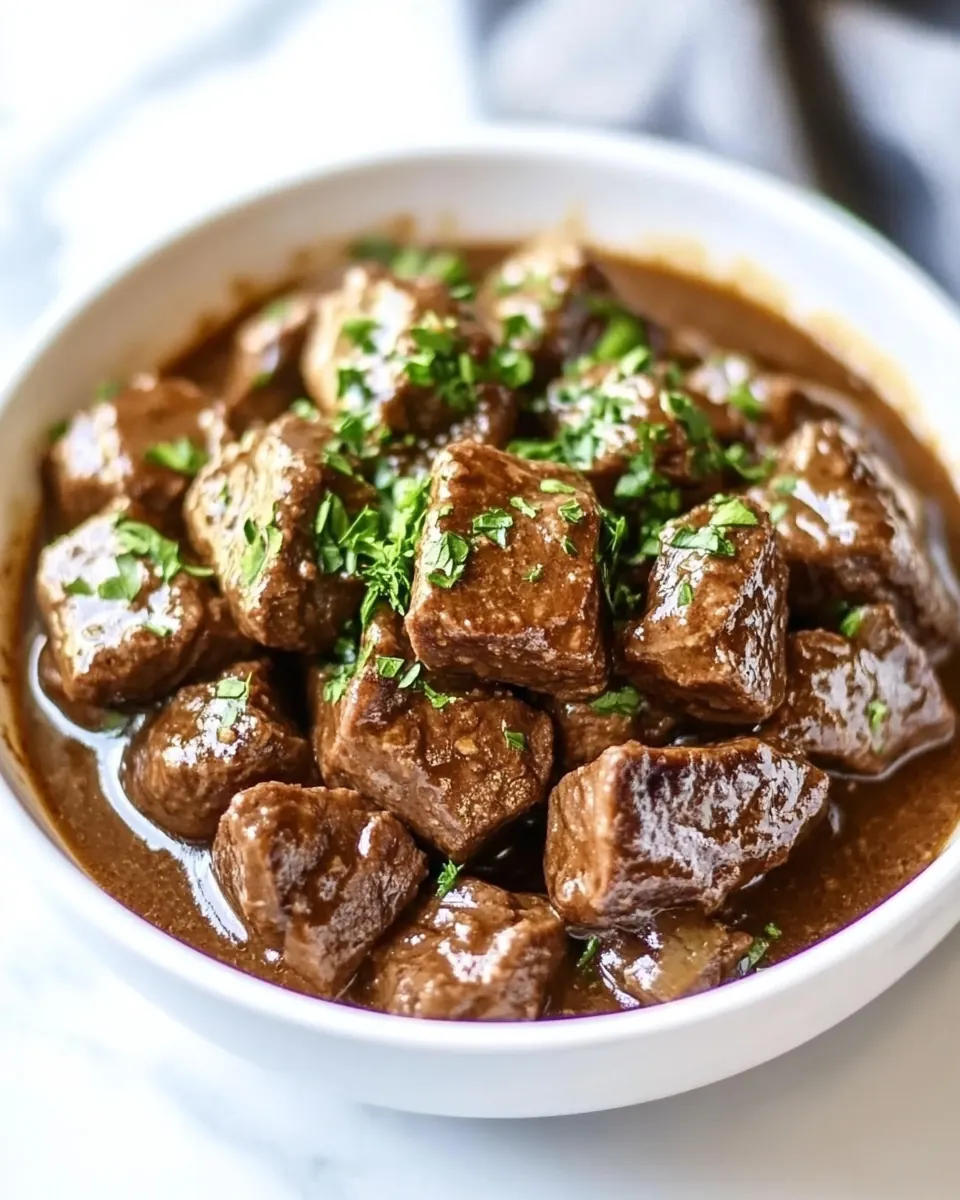 No Peek Beef Tips