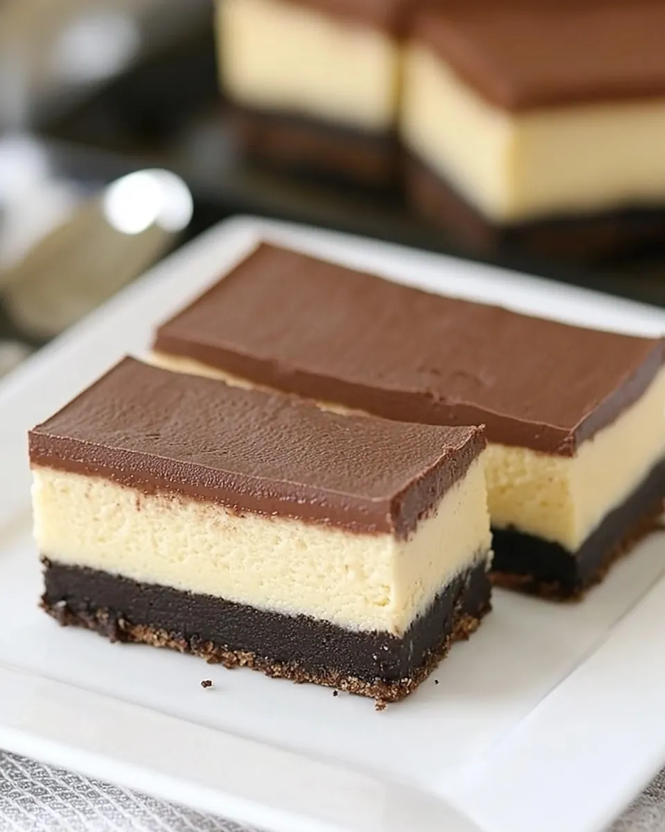 Nutella Cheesecake Bars