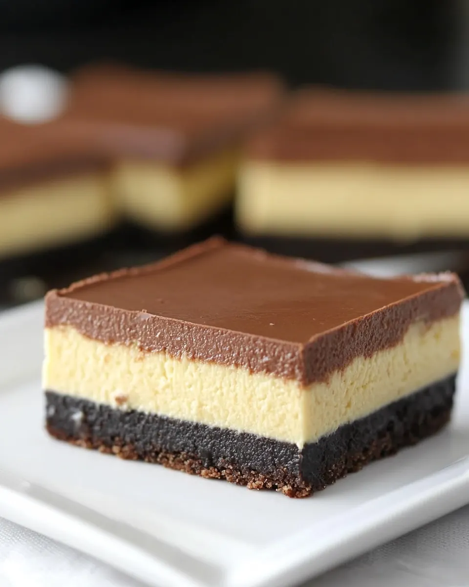 Nutella Cheesecake Bars