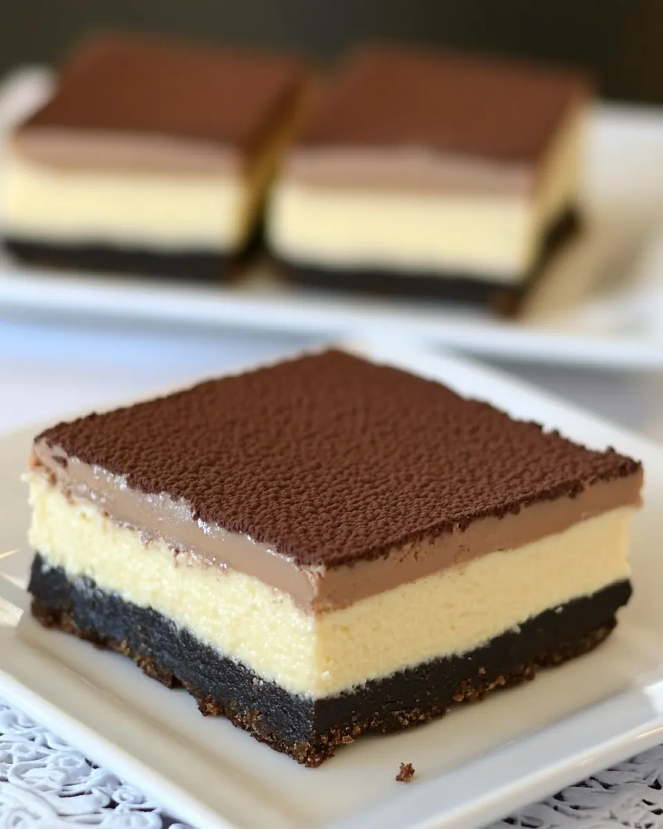 Nutella Cheesecake Bars