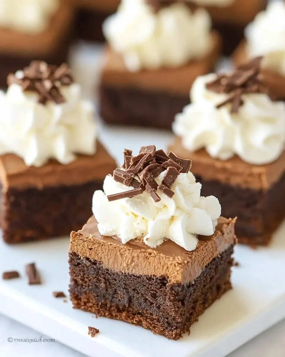 Nutella Cheesecake Brownie Bites
