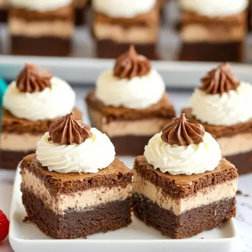 Nutella Cheesecake Brownie Bites