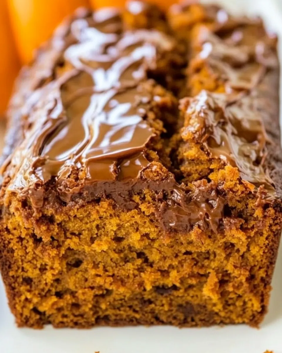 Nutella Pumpkin Bread