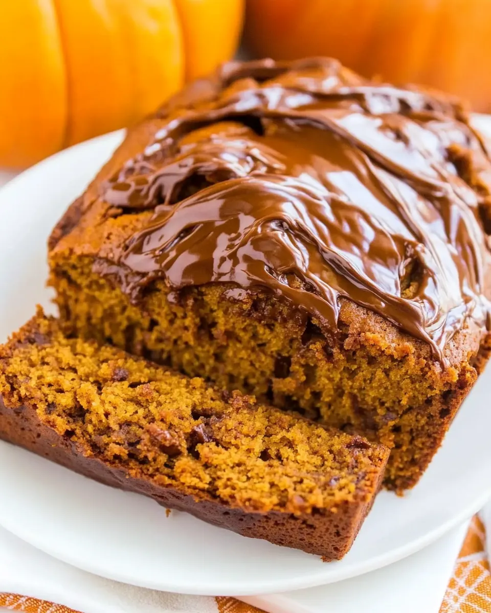 Nutella Pumpkin Bread