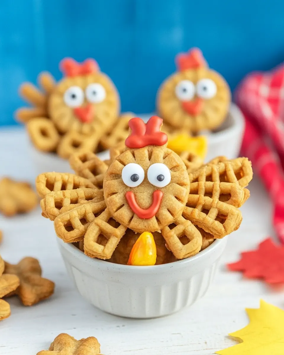 Nutter Butter Turkey Cookies