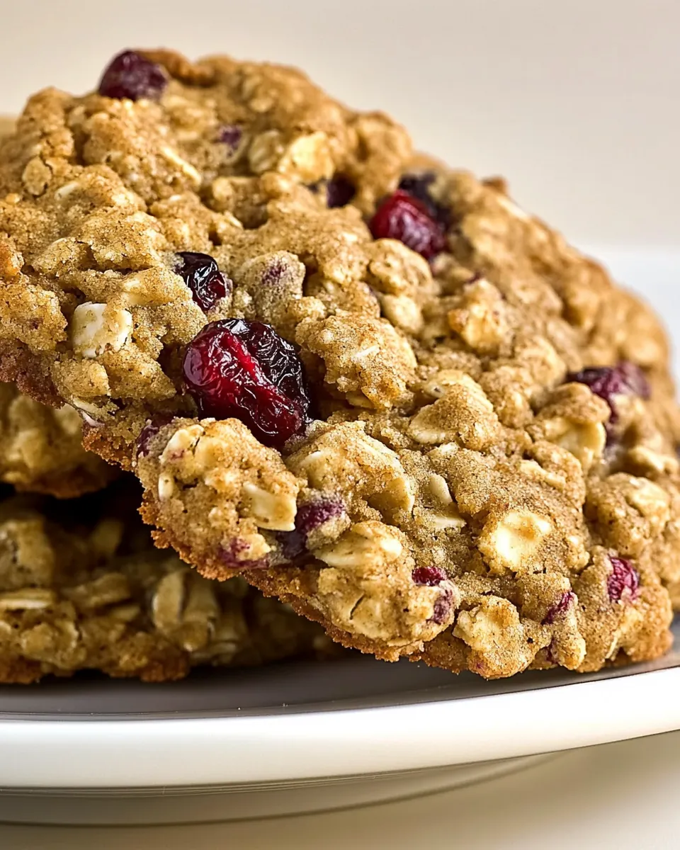 Oatmeal Cranberry Walnut Cookies
