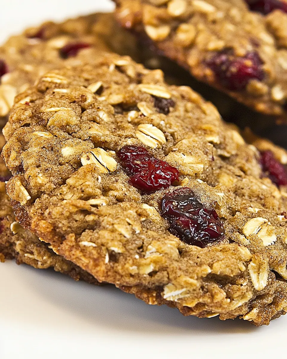 Oatmeal Cranberry Walnut Cookies
