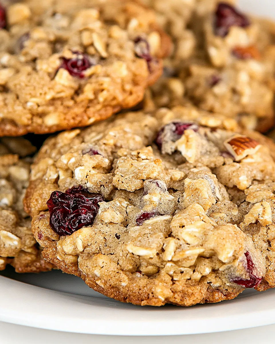 Oatmeal Cranberry Walnut Cookies